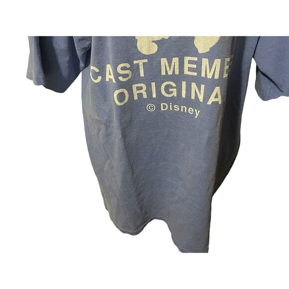 Vintage Disney Cast Member Original  Mickey Mouse Blue T Shirt Size Large RARE - Picture 4 of 15